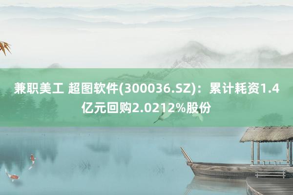 兼职美工 超图软件(300036.SZ)：累计耗资1.4亿元回购2.0212%股份